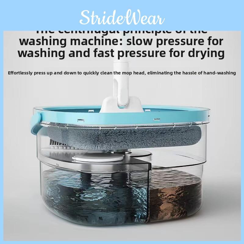 Rotating Spin Mop With High Absorption Microfiber Cloth For Efficient Dirt Removal