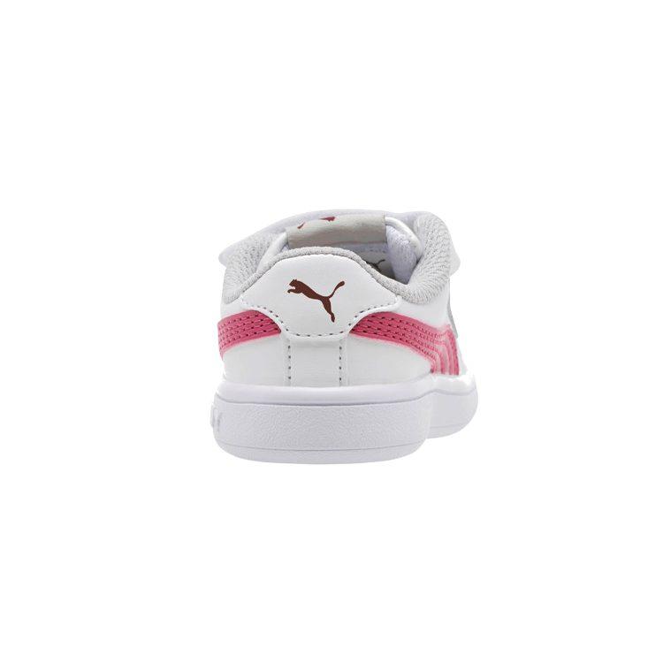 PUMA Smash Collection Casual Skate Shoes Low top Toddler Shoes Pink White Infant And Toddler 365174-08