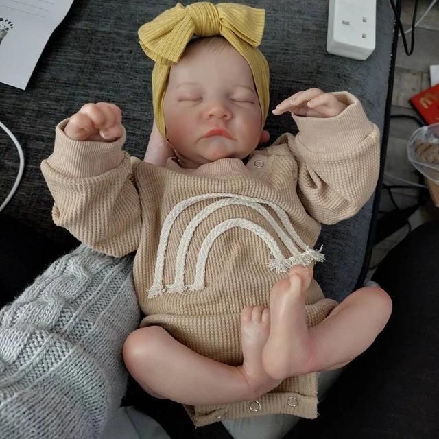 Кукла Reborn Levi, 48 см, ручная работа, кукла Bebe для новорожденных, подарок для детей, игрушка-кукла Reborn Baby