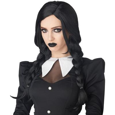 California Costumes Черный плетеный костюмный парик 7021-206