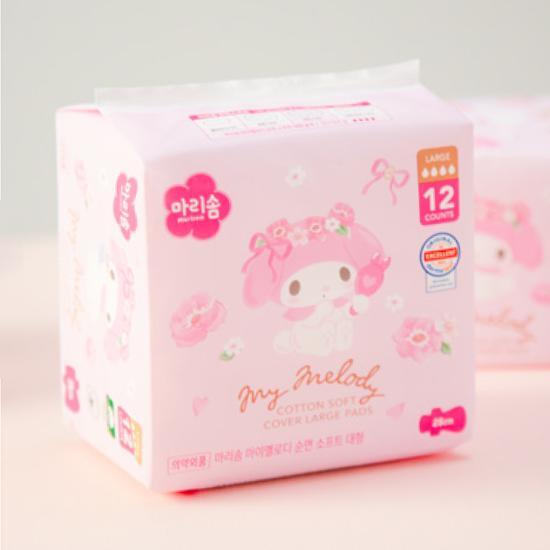 Мягкие гигиенические салфетки Marisom Sanrio Cotton 5 видов (выберите 1)