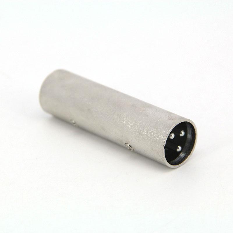 3pin XLR Male To XLR Male 3 core audio Adapters MIC Power Microphone for Plug Connector Adapter