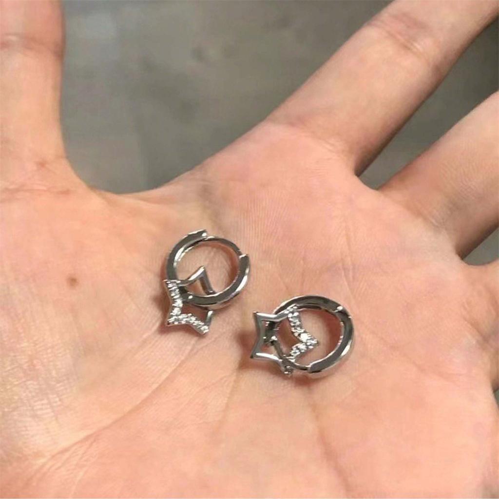 Полые серьги-пентаграммы, серьги-капли из сплава, модные женские украшения для повседневных и вечерних мероприятий, идеальный подарок на День святого Валентина