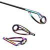 5Pcs Fishing Rod Tip Guides Repair Kit DIY Stainless Steel Frames Ceramic Ring Spinning Casting Fishing Rod Tackle Tool