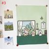 Cute Korean Bear Print Tapestry, Party Wall Hanging Home Decor For Living Room, Bedroom, Gaming Room And Dorm, Gift Idea