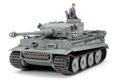 Tamiya Серия военных миниатюр 216 Немецкая армия Тяжелый танк Тигр I Ранний тип производства Пластиковая модель-конструктор 35216 1/35 №