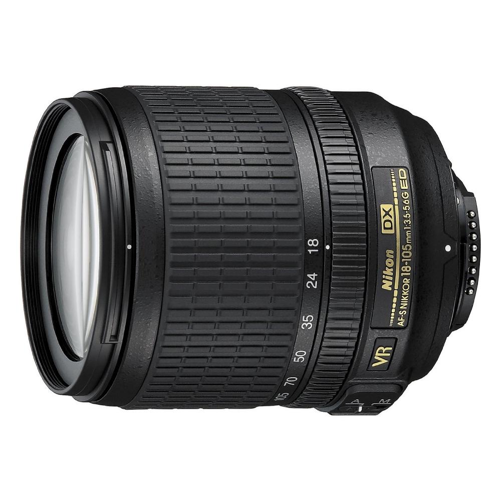Стандартный зум-объектив Nikon AF-S DX NIKKOR 18-105mm f3.5-5.6G ED VR исключительно для формата Nikon DX