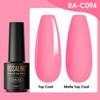 ROSALIND 7ML Rainbow Nail Gel Polish Set Art Gel Nail Polish Set For Manicure Soak Off UV LED