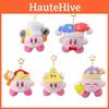 Adorable Kirby Chef Plush Keychain Soft Short Plush Stuffed Toy Bag Charm 12cm