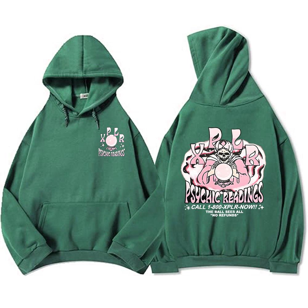 Psychic Readings Xplr-r Толстовки с капюшоном Sam and Colby Розовые толстовки с графическим принтом Унисекс Уличная одежда в стиле хип-хоп
