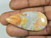AA++ 57Cts. Natural Maligano Jasper Pear Cabochon Loose Gemstone 24X48X05MM ET-146