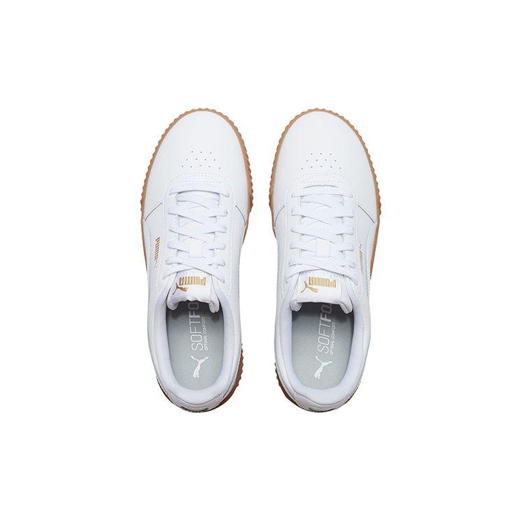 Puma Carina Кожа Белая Резина Женские 370325-07