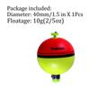 Видимость Рыбалка Поплавки-шары Утяжеленный Рыболовный Поплавок Поплавок Круглый Шар Пенопластовый Поплавок Карп