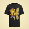 Anime One Piece Parodie Monkey D. Luffy Pik Herren T-Shirt Bio Baumwolle