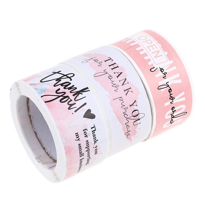 120Pcs Thank You Stickers Label For Envelope Sealing Decor Sticker Stationery