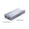 Корпус для твердотельного накопителя USB 4.0 40 Гбит/с USB-C M.2 NVMe SSD, внешний жесткий диск USB 4.0, коробка для Macbook, iPad, телефона, ноутбука