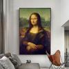 Mona Flat Famous Oil Painting Wall Art Poster Canvas Image Printing Decoration Painting for Living Room Poster