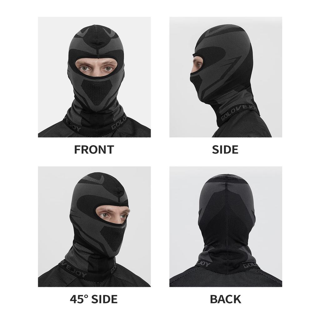MORGEN SKY Warmer for Cold UV Perfect for and DTJ01 One Balaclava/Neck Winter, Fleece-Lined, Thin, Protection, 360-Degree Warmth, Windproof,