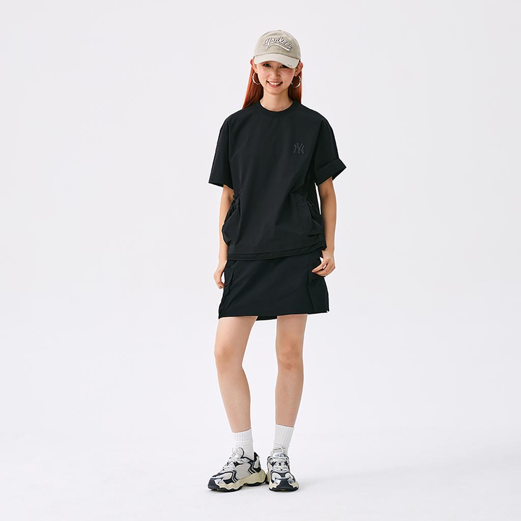 New MLB Basic Collection New York Yankees SS25 T Shirt Unisex Black 3ARSB0553-50BKS