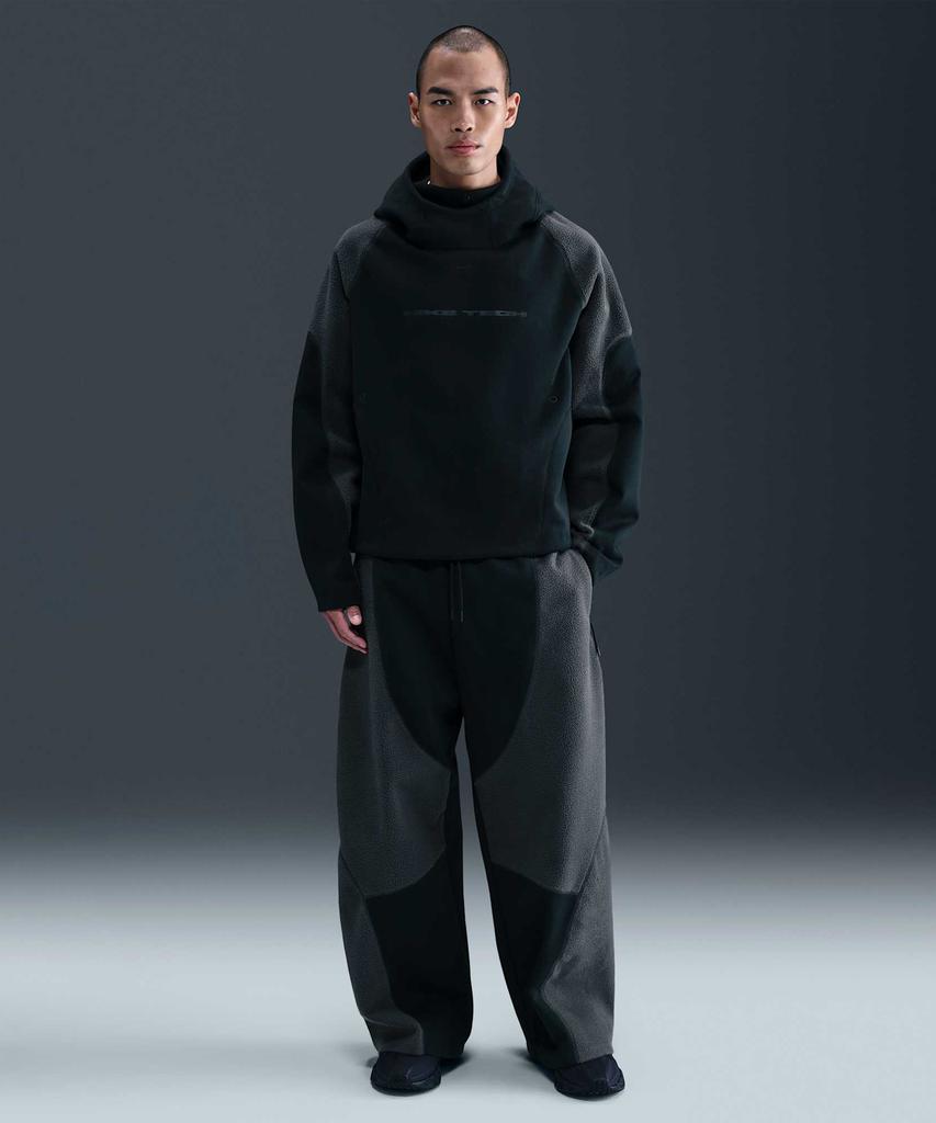 Nike Tech Boreas Прямые брюки с открытым низом, тканые, размер M - Черный:Антрацит:Черный / Ib3366-010