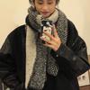 Winter New High-end Thickened Scarf Sweet and Warm Imitation Cashmere Plaid Shawl Versatile Scarf Women