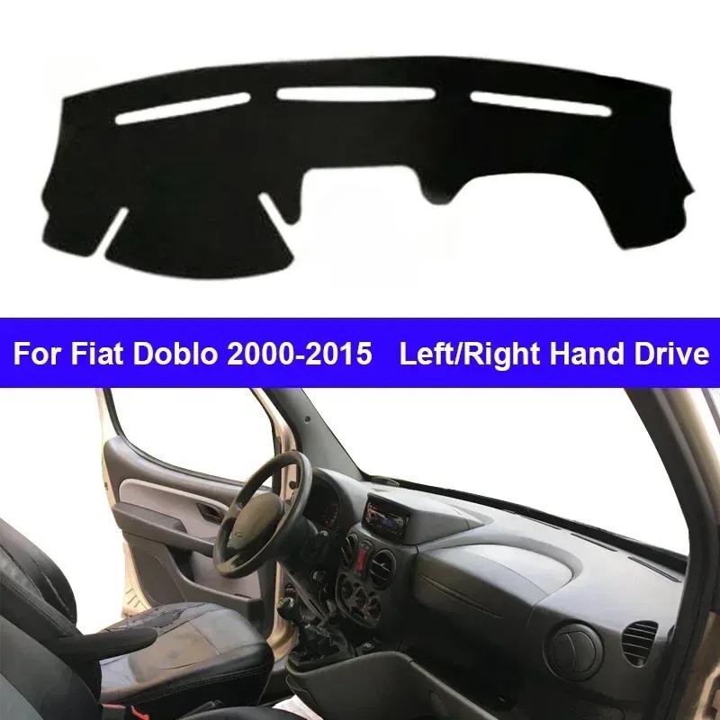 Car Dashboard Cover Non slip pad For Fiat Doblo 2000 - 2015 Protector Rug Car Dash Mat Sun Shade Pad Anti-UV Cushion 2014 2013