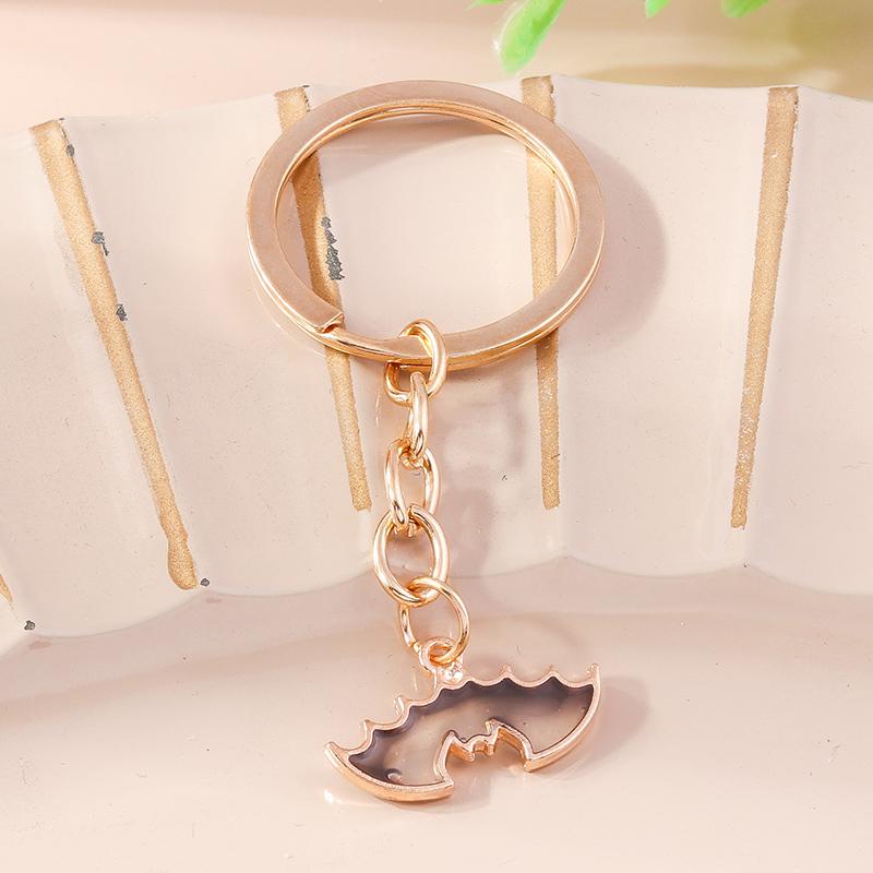 Cute Enamel Ghost Keychain Halloween Witch Pumpkin Bat Keyring Pendants for Car Key Holder Handbag Decor Jewelry  Accessories