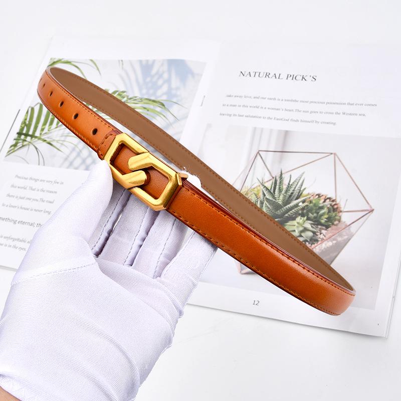 Модное платье-свитер Тонкий пояс для женщин Ретро корейский стиль Тонкий пояс для женщин Ремень для джинсов на молнии