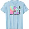 MTV Logo Neon Tie Dye Classic Graphic T-Shirt