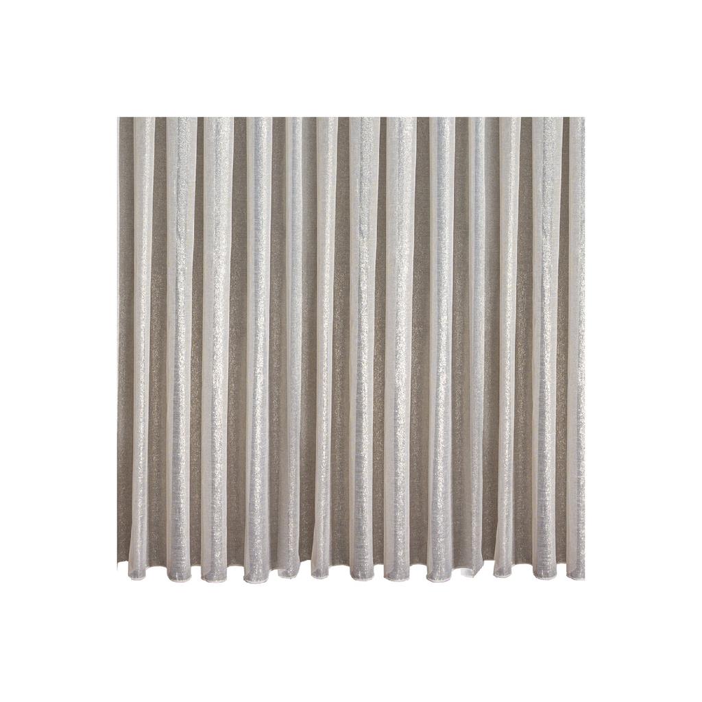 Занавес Плоский Высококачественный серебристый льняной тюль Занавес с обычным ворсом (от 1 до 2,5 стопок) Посадка золота