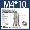 Stainless Steel Insert Nuts M3 M4 M5 M6 M8 Threaded Insert Nuts  For Wood Furniture
