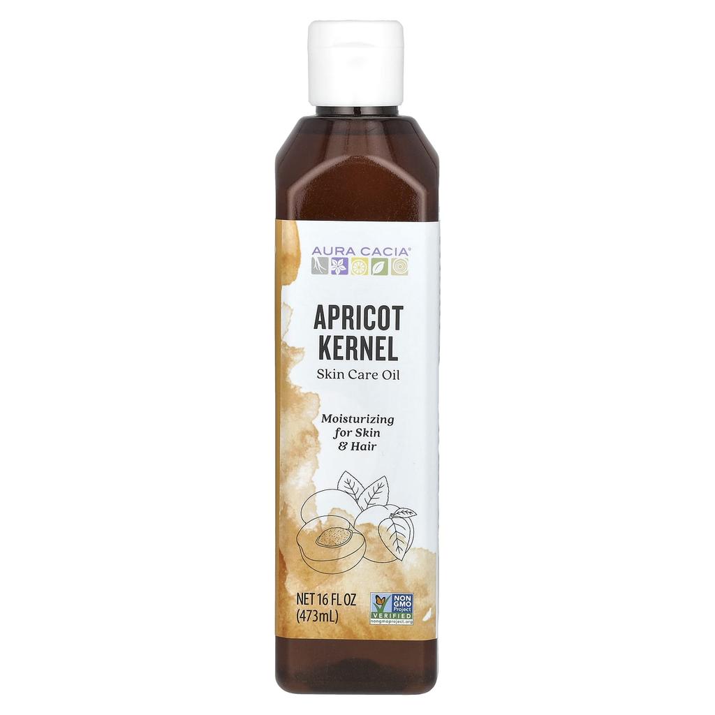 Aura Cacia Skin Care Oil, Apricot Kernel, 16 Fl Oz (473 Ml)