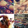 Friendship Bracelet Handmade Woven Rope String Hippy Boho Embroidery Bracelets
