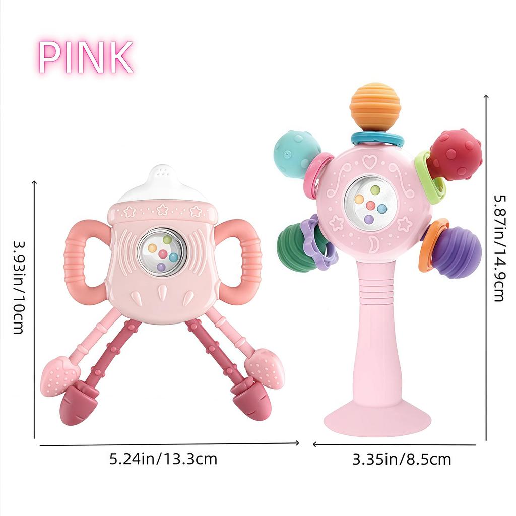 Набор игрушек для прорезывания зубов у младенцев Игрушка для облегчения прорезывания зубов Без BPA Милые формы Игрушки-прорезыватели для младенцев Уход за зубами Предметы для новорожденных