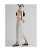 8SECONDS Pleated Dot Long Skirt White