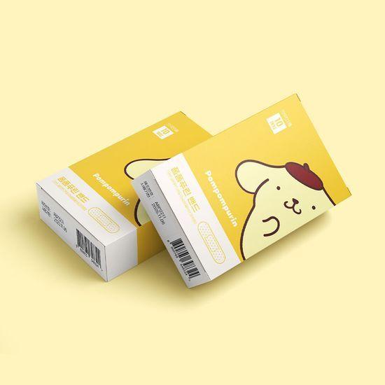 Резинки с персонажами Sanrio Помпомпурин (10 листов)