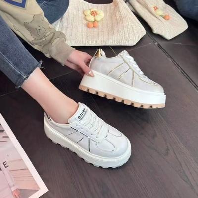 Модные Новые Женские Спортивные Туфли Повседневные Легкие На Толстой Подошве Папины Кроссовки Обувь на Толстой Подошве Кроссовки на Платформе Женские