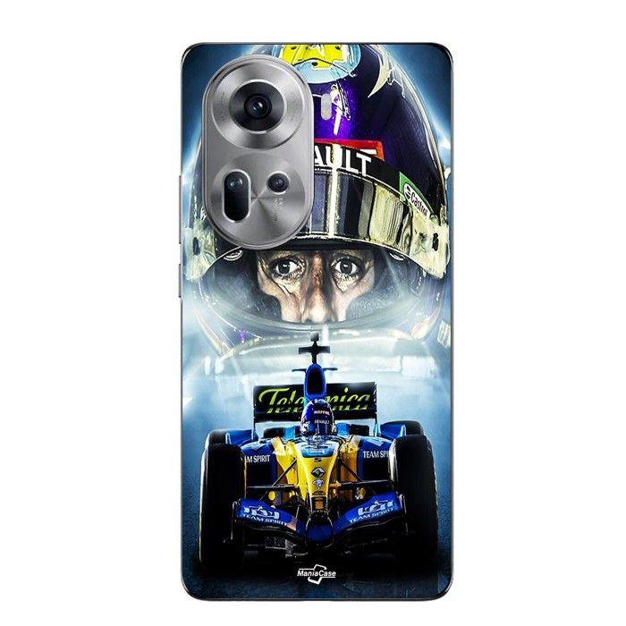 Coque Pour Oppo Reno 11 5g Renault R25 Aston Martin F1 Fernando Alonso Maniacase