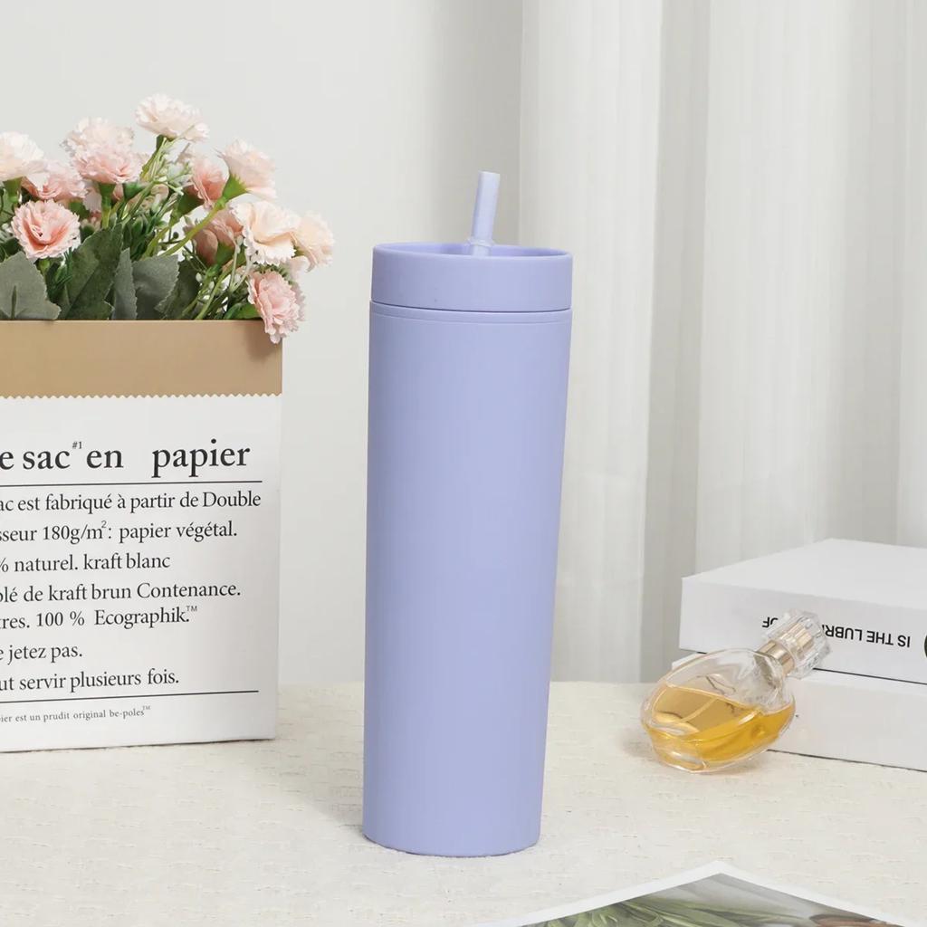 1 шт. - стакан-трубочка с крышкой, посуда для напитков, бутылка для фруктового сока, двойной стенки, пластиковые стаканы, подарок для праздничной вечеринки