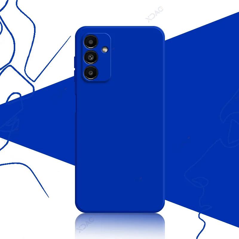 Милые модные силиконовые чехлы для Samsung Galaxy A13 A23 A33 A53 A73 5G SamsungA13 SamsungA23 360 Soft Square Liquid Armor