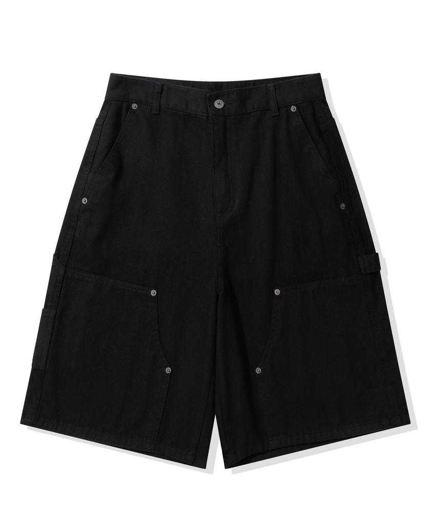 Хлопковые брюки-карго CGP Bermuda_Черные