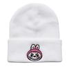 Men's and women's outdoor sports warm hats, autumn and winter trendy cartoon woolen hats, Labubu embroidered student knit hats