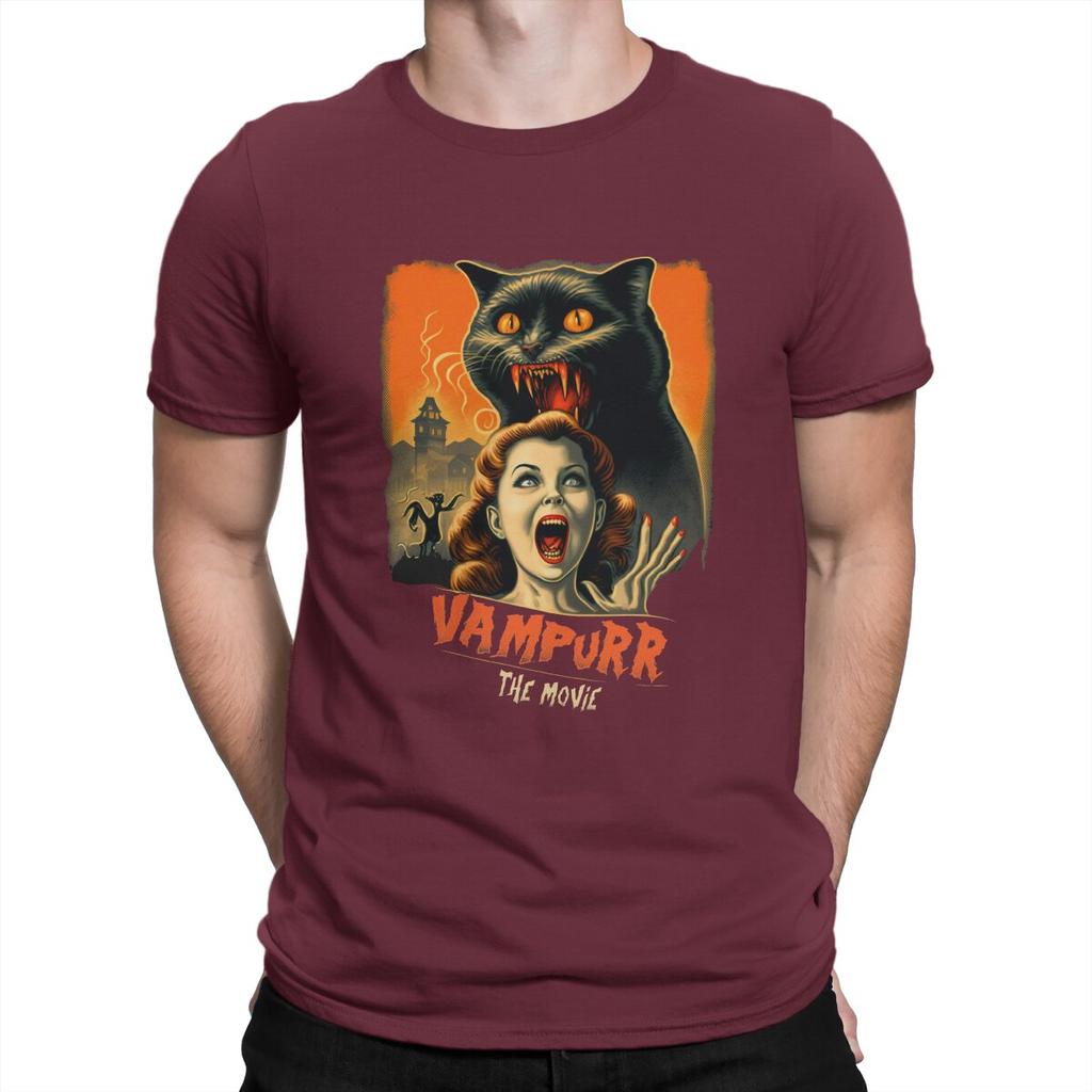 Футболка в стиле хип-хоп Vampurr The Movie Cat The Return Of Vampurr, футболка для отдыха, новинки для взрослых