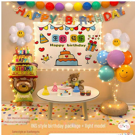 Маленькая красная книга с кисточками, украшение на день рождения для девочек