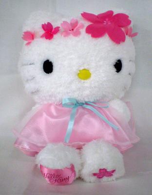 Плюшевая игрушка Sanrio Hello Kitty (Весенний дизайн)