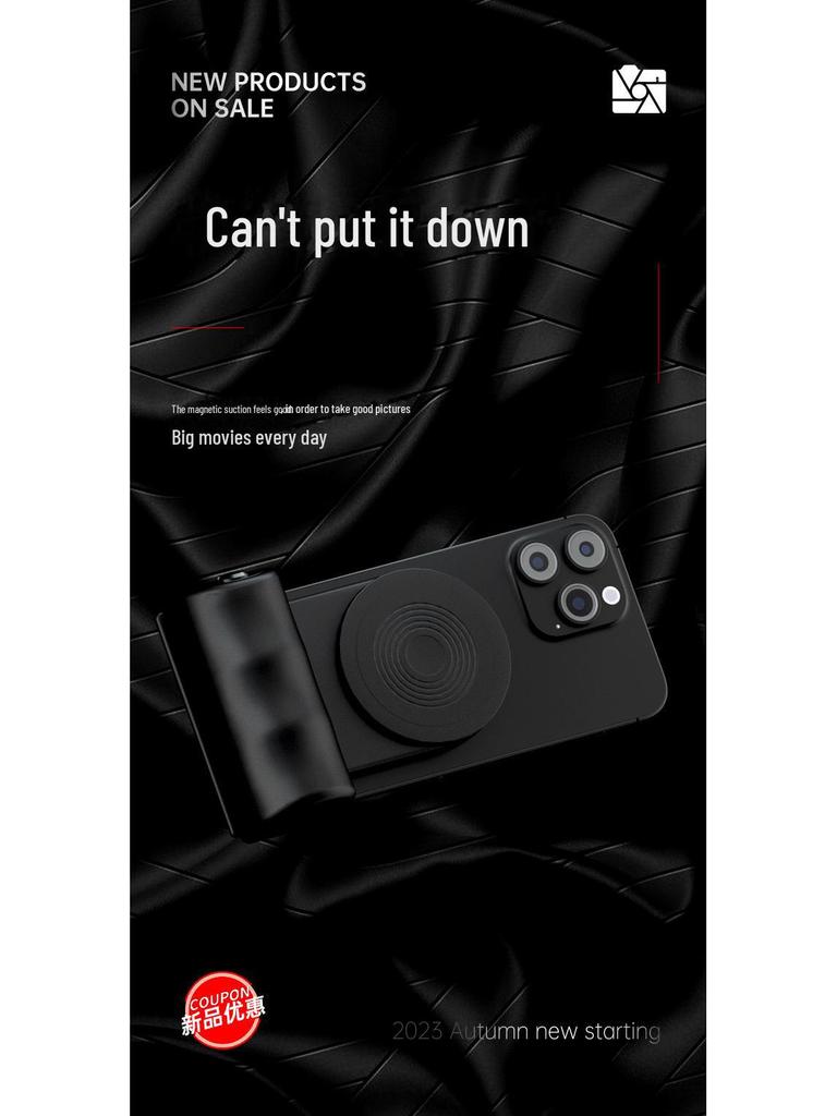 Magnetic 3-in-1 Bluetooth Phone Stabilizer with Wireless Charging