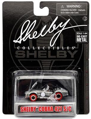 Shelby Collectibles Shelby Cobra 427 Серый Shelby Collectibles Cobra Литая модель автомобиля 1/64 S/C