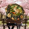 1PC rabbit, floral Umbrella-8-Rib Reinforced, Automatic Open, Lightweight & Durable, Cute Fashion Accessory for Outdoor-K1318