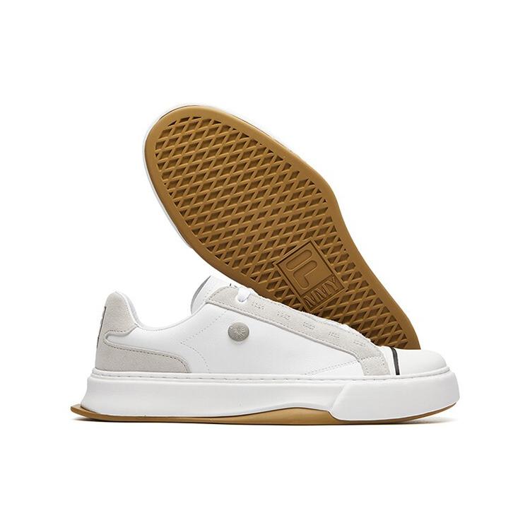 MIHARA YASUHIRO x FILA CRYPTO Низкие кеды для скейтборда Мужские Бело-серые F12M044339FWL