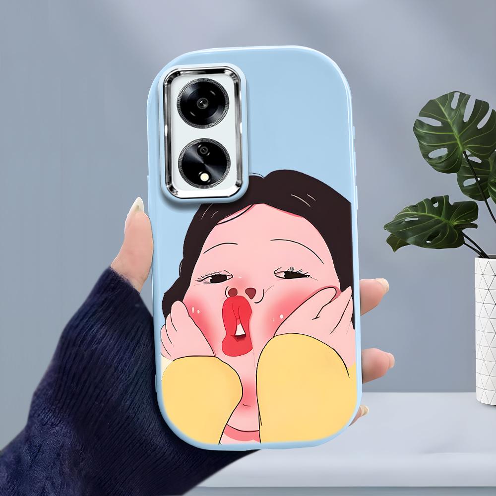 Сплошной цвет с серебряными краями линз, мягкий жидкий силиконовый противоударный чехол для телефона для iPhone Samsung Huawei Honor Xiaomi Redmi OPPO Realme Vivo Infinix Tecno